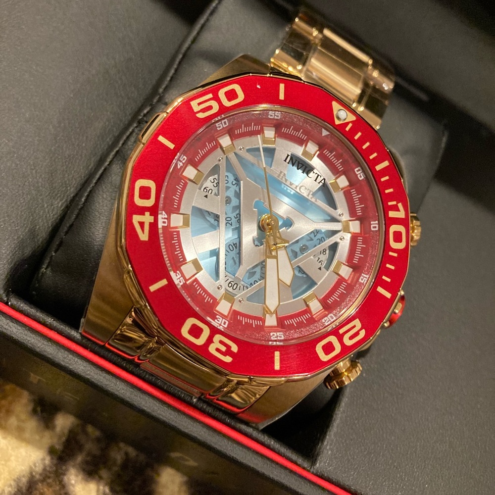 Invicta Marvel Ironman Men's 48mm Limited Edition Chronograph Watch